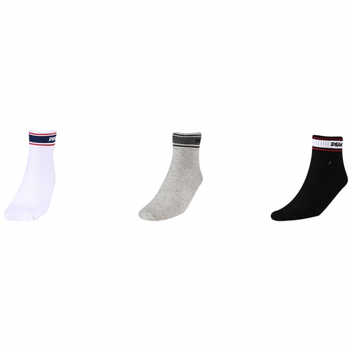 PEAK Mens Fashion Series Medium Cut Socks